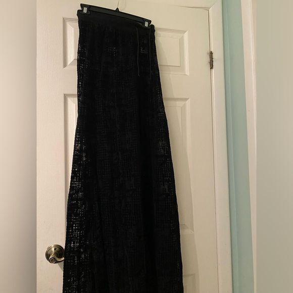 Fenty Puma By Rihanna Patterned Sheer Wide-Leg Pants - Picture 3 of 6